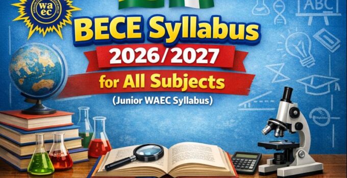 NABTEB Animal Husbandry Syllabus 2026/2027 & Textbooks