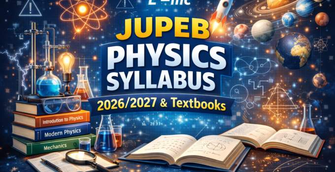 JUPEB Physics Syllabus 2026/2027