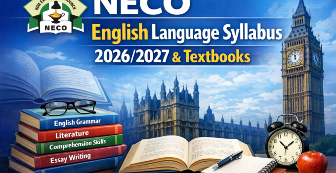 JAMB Arabic Syllabus 2026/2027 & Textbooks