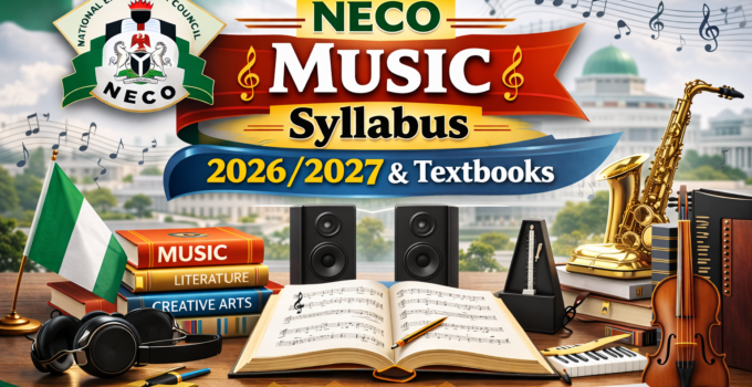 NECO Physics Syllabus 2026/2027 & Textbooks