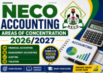 NECO Accounting Areas Of Concentration 2026/2027